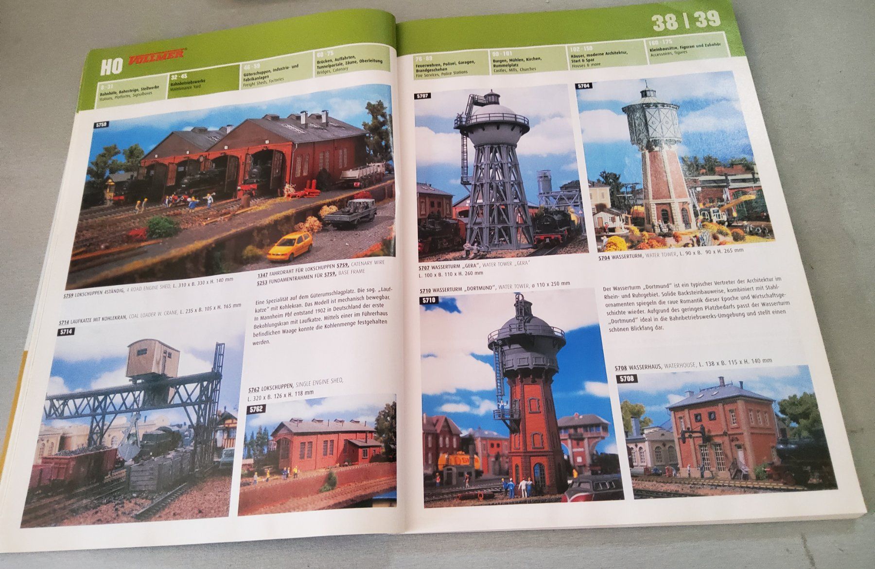 Vollmer Modellini di ferrovie: VOLLMER Hauptkatalog 2010 – Usato da Grüningen venduto da VENOM59 5