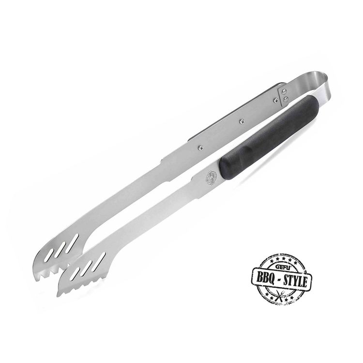 2x Grillzangen Edelstahl 19cm - Koreanische Japanische Grillzange | Küchenzange Salat Servierzange