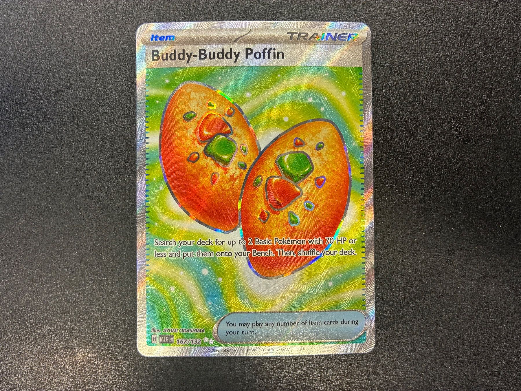 Pokémon Carte collezionabili: Trainerkarte - Buddy-Buddy Poffin - Mega Evolution - 167/132 – Nuovo (secondo la descrizione) da Hütten venduto da yve_tf69