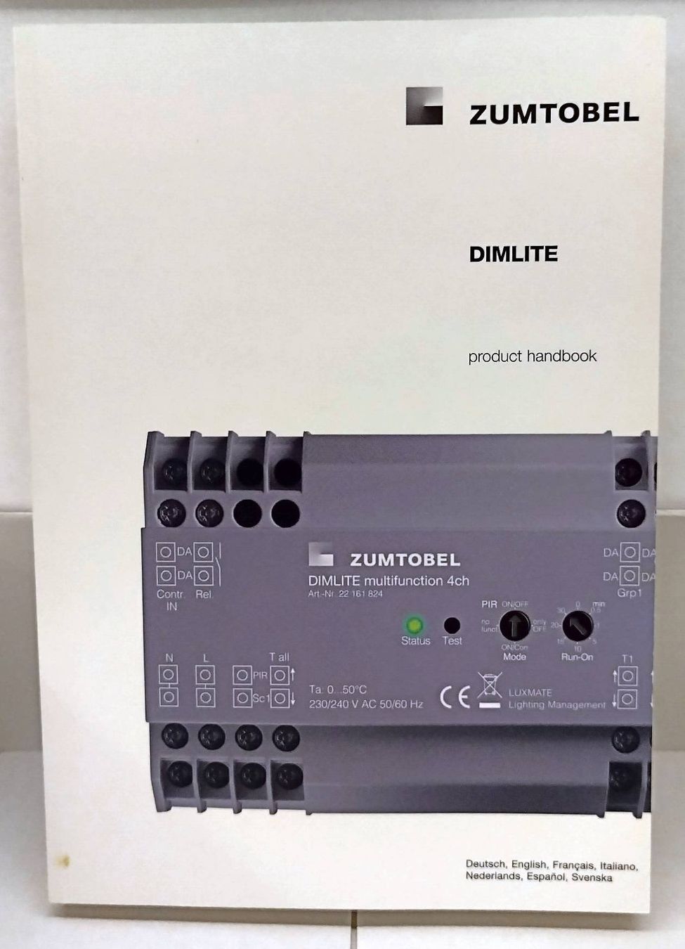 Zumtobel Interrupteurs: DIMLITE 4ch von Zumtobel – Neuf avec emballage d'origine à Wilen b. Wollerau par Slent 1