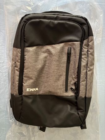 ENKA Backpack Gray and black good condition, sac à dos Enka