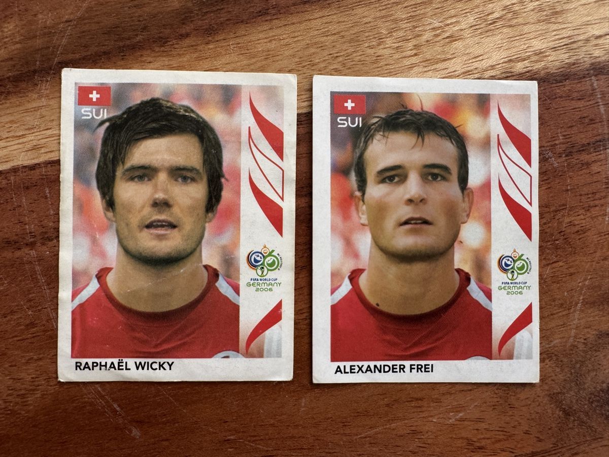Panini Carte collezionabili: Panini WM 2006 Schweiz Alexander Frei Raphael Wicky – Usato da Gelterkinden venduto da murattibox