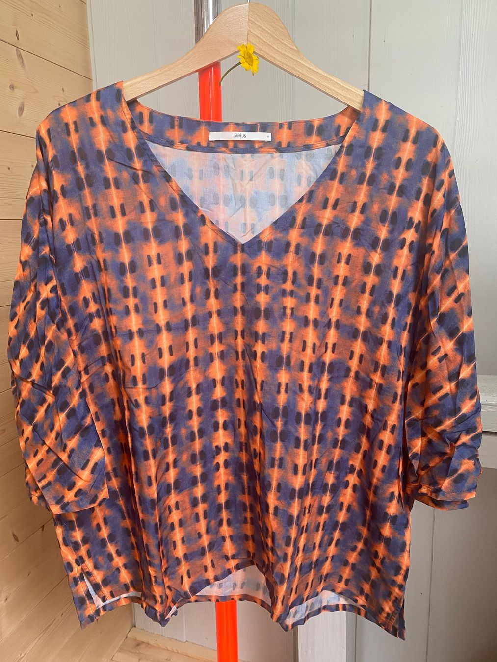 Lanius Camicette: Lanius Blusen-Shirt Batik/Ethno – Usato da Dreien venduto da pontius-pilatus