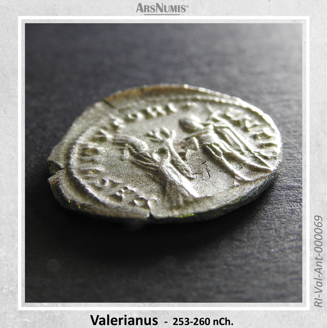 Alle Münzen: Römische Silbermünze - Valerianus – Gebraucht aus Oberwil b. Zug von ArsNumis 3