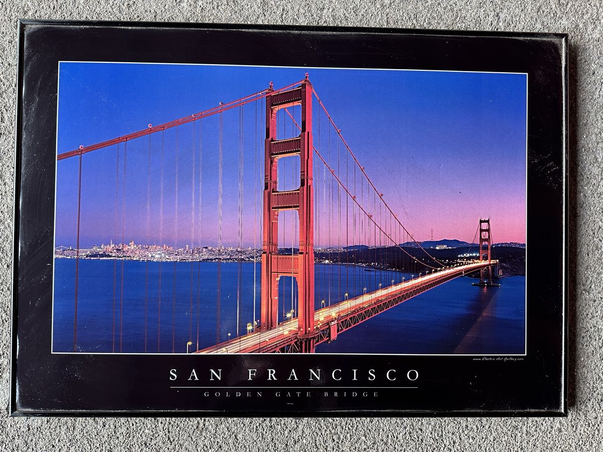 Poster & Bilder: San francisco golden gate bridge usa – Gebraucht aus Reinach AG von rares75