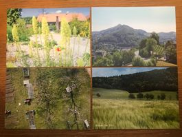 4x Postkarten Aargau Bern