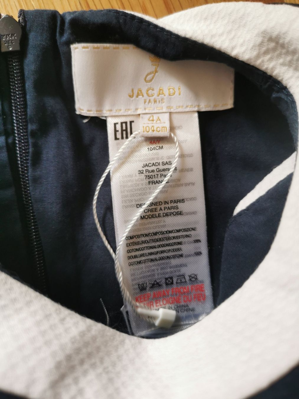 Jacadi Vestiti & Gonne: Jacadi Kleid Gr. 104 – Usato da Zürich venduto da Simfa 1