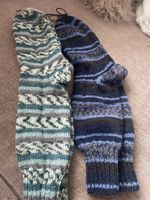 2 Paar Handgestrickte Socken 