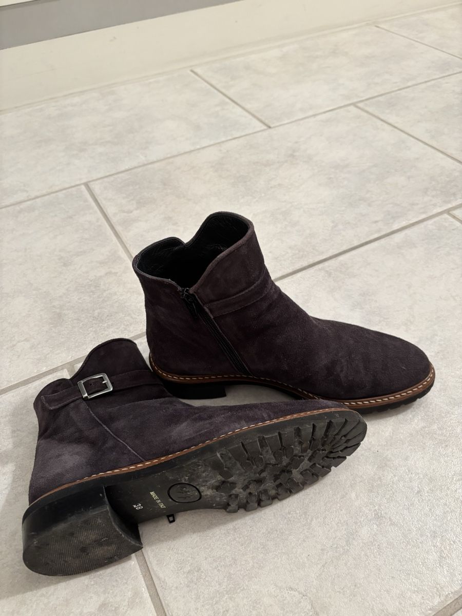 Damenschuhe: Wildleder Stiefeletten Gr. 38 – Gebraucht aus Untersiggenthal von vs5_n2r2 1