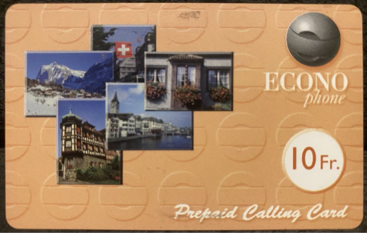 Telefon- & Taxkarten: Econophone – Gebraucht aus Lausanne von babacard10