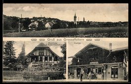 AK Grossaffoltern, Handlung F. Marti-Friedrich, Station, Ort