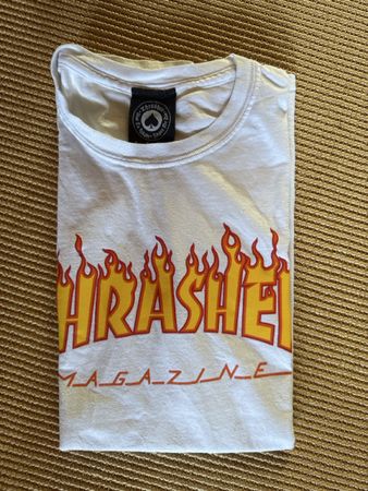 Weisses T-Shirt von Thrasher