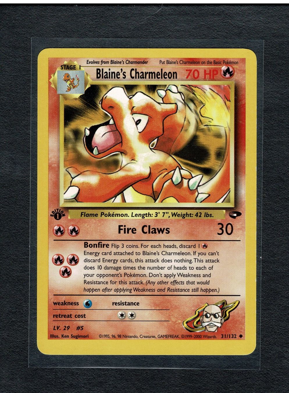 Pokémon Carte collezionabili: Blaine's Charmeleon - 1st Gym Challenge – Usato da Giubiasco venduto da rude01