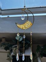 Goldener Mond Kristall Sonnenfänger, neuwertig!