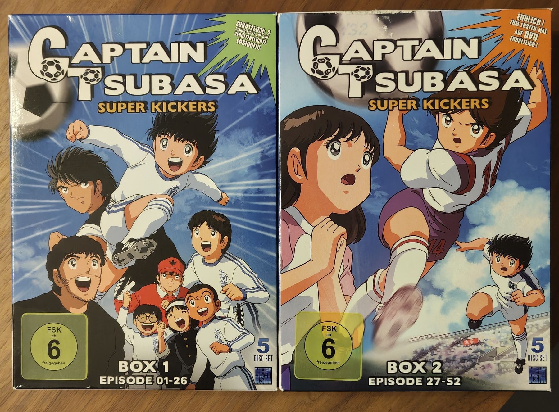 Tutti i DVDs: Captain Tsubasa Super Kickers Box 1 & 2 DVD Set – Usato da Winterthur venduto da robinb93