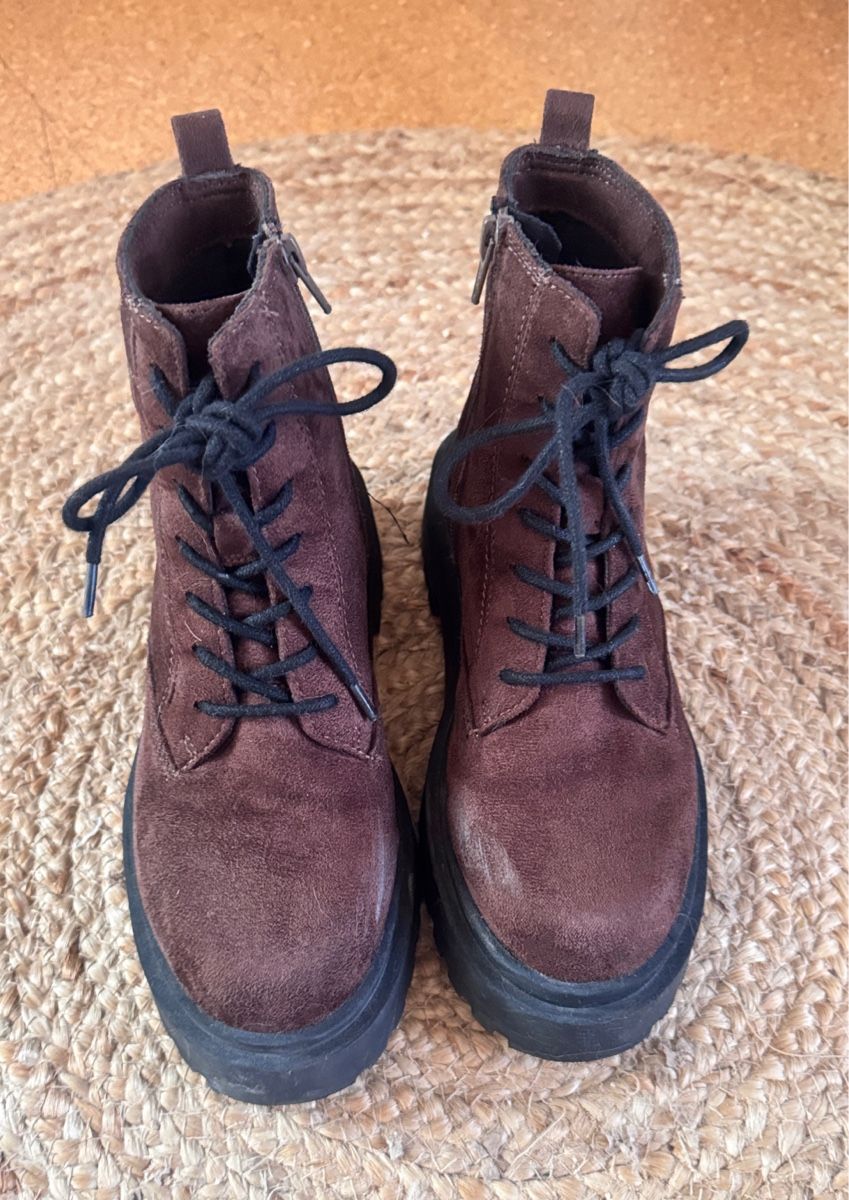 Zara Scarpe da donna: Braune Zara Wildleder Boots Gr. 36 – Usato da Samstagern venduto da Miss_Raven 4