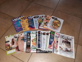 Diverse Kochzeitschriften