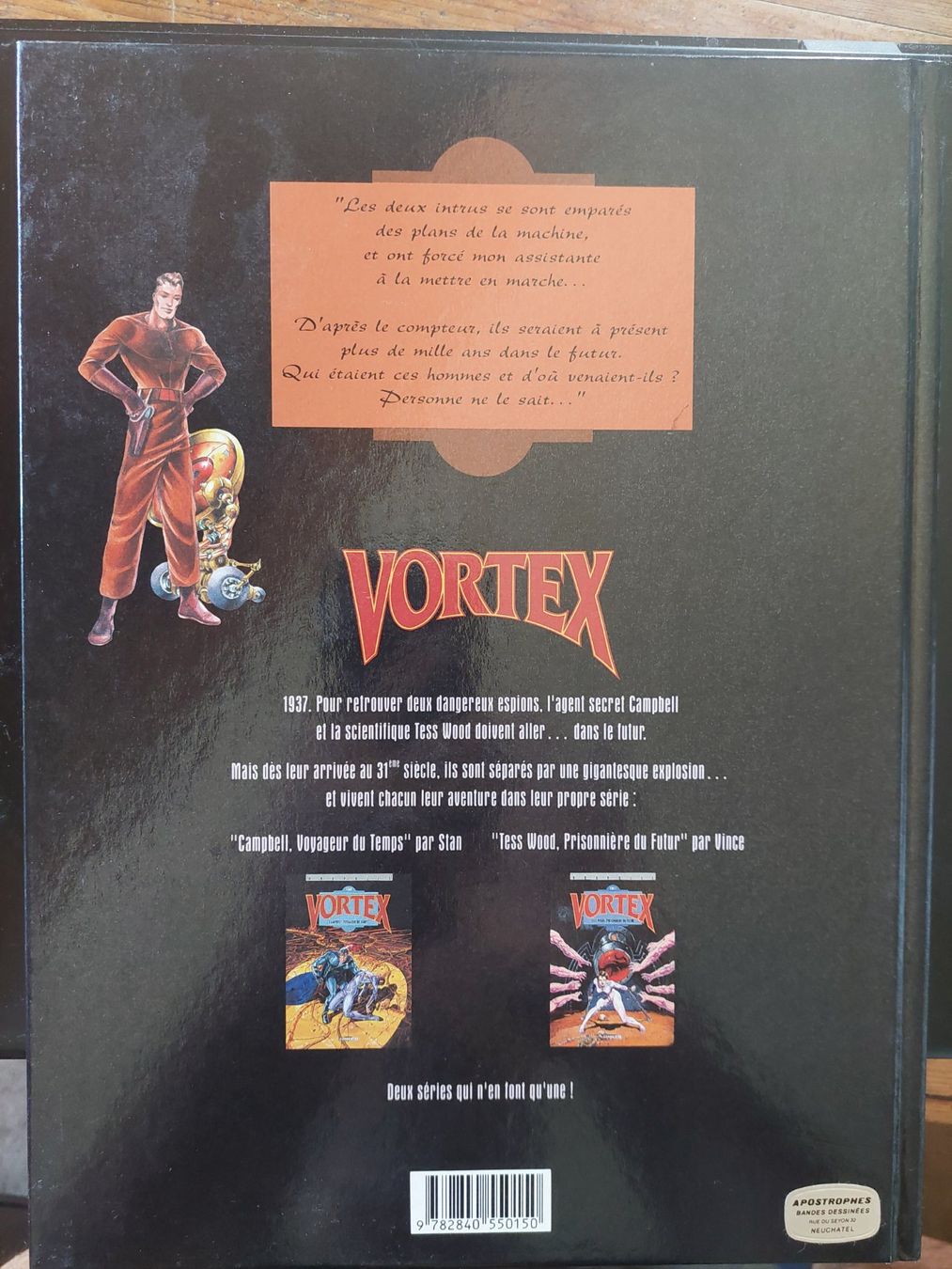 Fumetti: VORTEX  CAMPBELL, VOYAGEUR DU TEMPS N°1 EO – Usato da Neuchâtel venduto da skajams 1