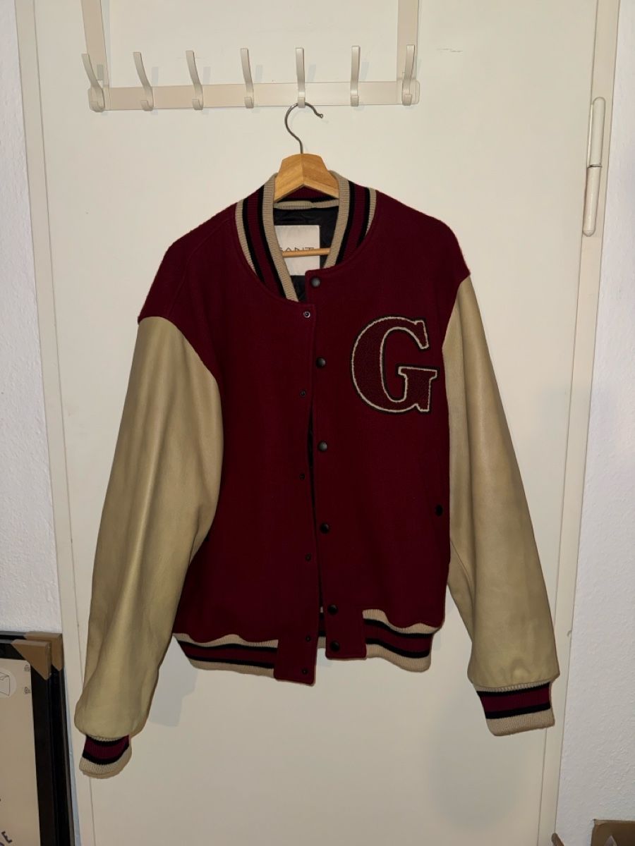 Gant Giacche: Gant Collegejacke Wolle und Leder – Nuovo (secondo la descrizione) da Zürich venduto da fri_m8f5
