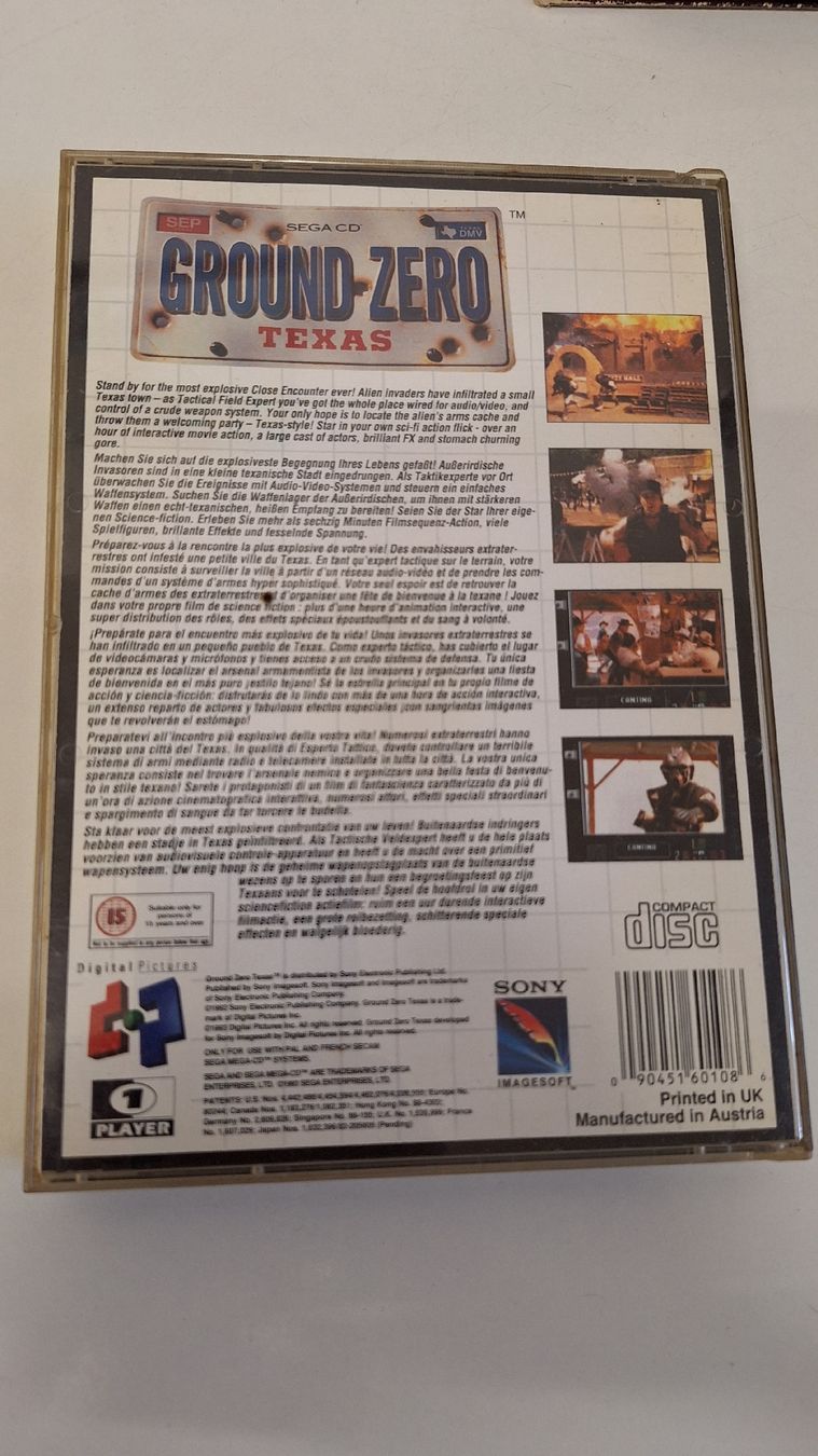 Sega Giochi: Ground Zero Texas Sega Mega CD(PAL) – Usato da Wädenswil venduto da RetroManiac86 1