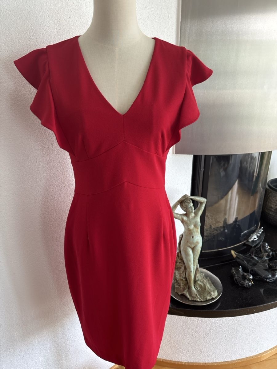 DKNY Vestiti: Rotes DKNY Kleid Gr. 4  – Nuovo (secondo la descrizione) da Embrach venduto da Dmoney