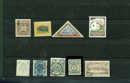 Briefmarken Unbekannte Stücke Länder versch. (AX535)