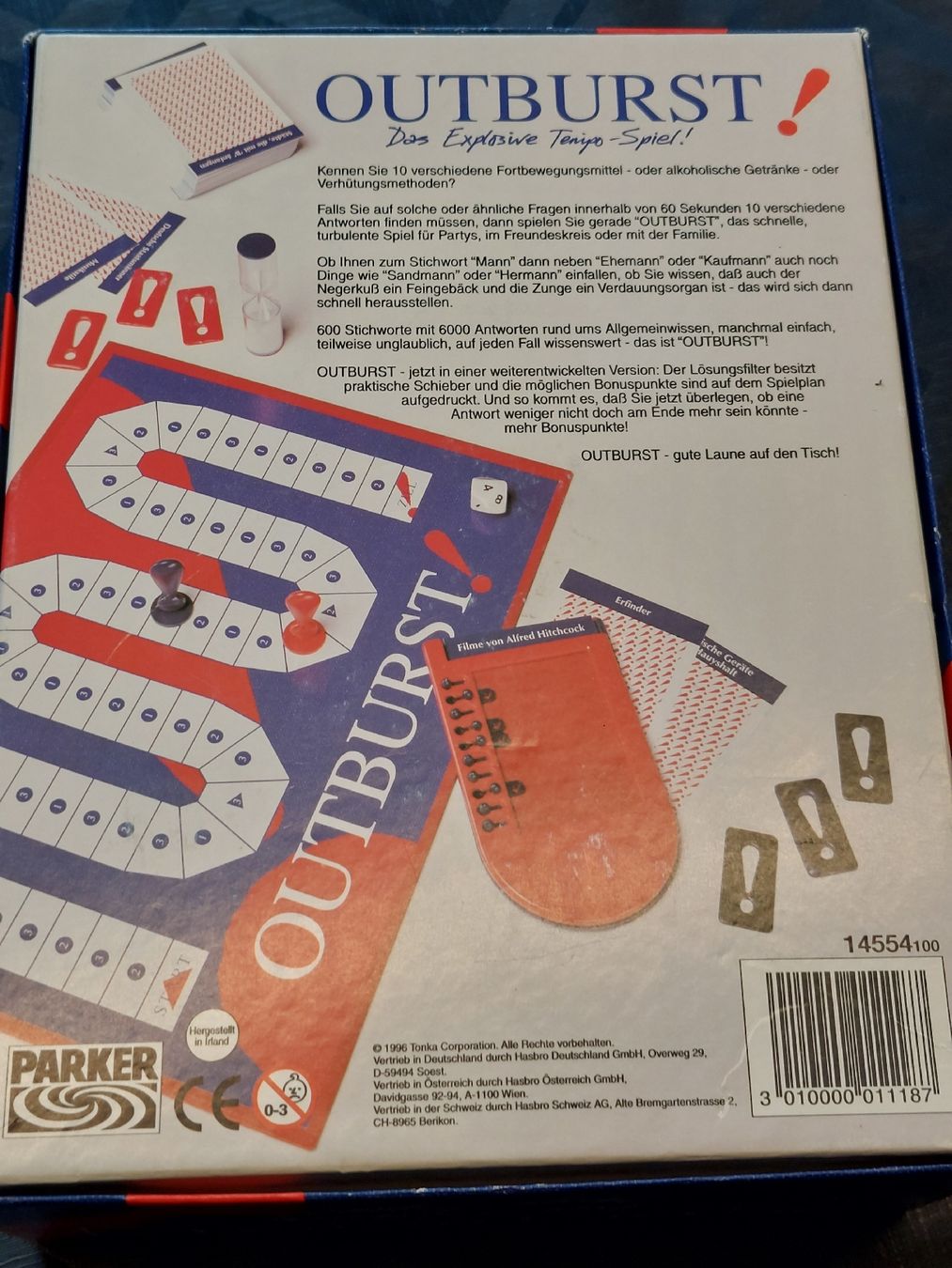Parker Giochi: Outburst,  Brettspiel  – Usato da Zetzwil venduto da sti_x9xf 7