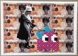 Death: Queen & Lady Di & PAC Man, signiert 71/100