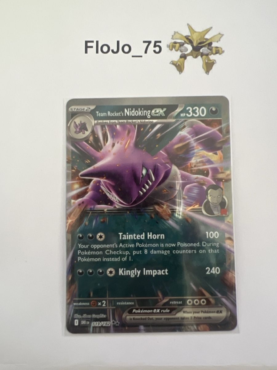 Pokémon Carte collezionabili: NidoKing Ex 119/182 – Usato da St-Blaise venduto da FloJo_75