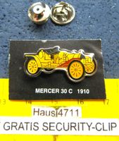 MERCER 30c 1910 AUTO PIN GLASIERT MIT SECURITY-CLIP