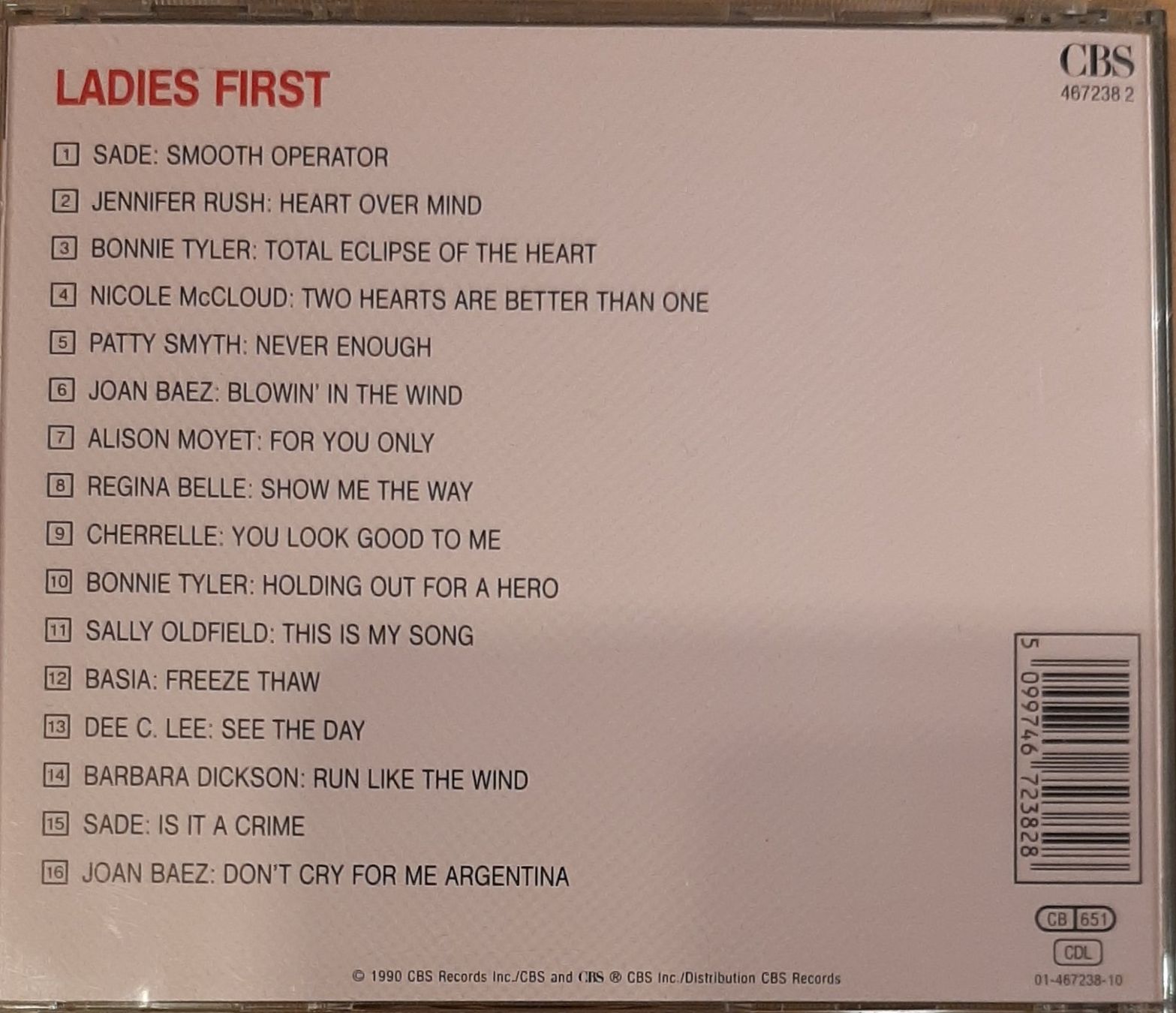 CDs: Ladies First - 80's Pop Rock Ballad,CD Balladen Sampler 1990 – Gebraucht aus Schönenberg TG von breiti12 1