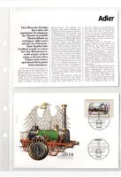 Adler_150 Jahre Eisenbahn_Münzbrief mit Beschreibung