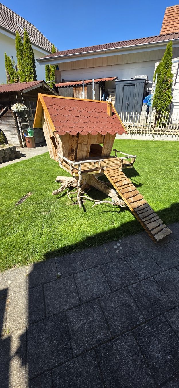 Articoli in legno: Hunde Haus auf Wurzelstock – Usato da Lohn/Ammannsegg venduto da Erwin75 4