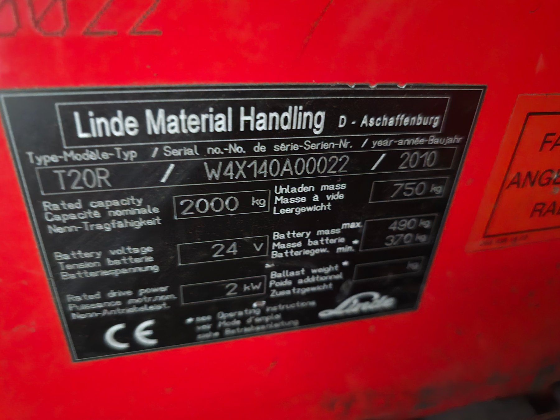 Linde Carrelli elevatori e a forche: Stapler Linde T20R Bj. 2010 Hub 12cm – Usato da Amriswil venduto da basstempel 4