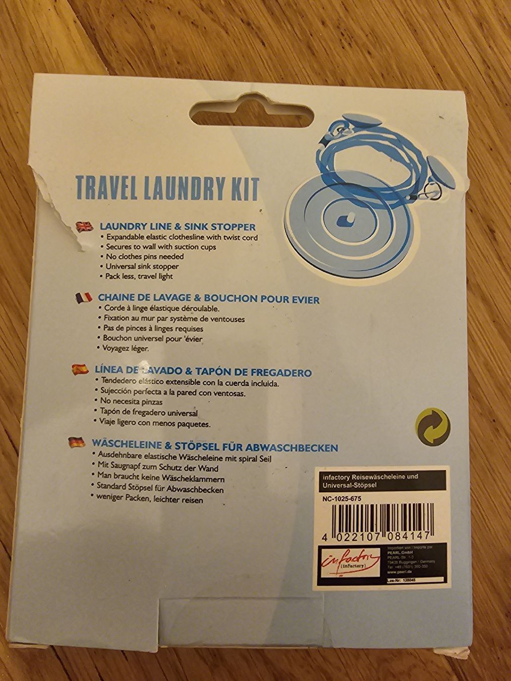 Stenditoi: Reise Wäscheleine - Travel Laundry Kit – Nuovo e nell'imballaggio originale da Au SG venduto da lar_bx9h 2