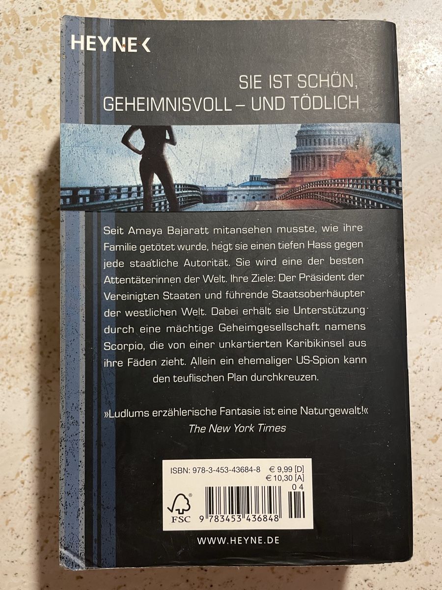 Libri: Die Scorpio-Illusion von Robert Ludlum – Usato da Zürich venduto da Skarpina 1