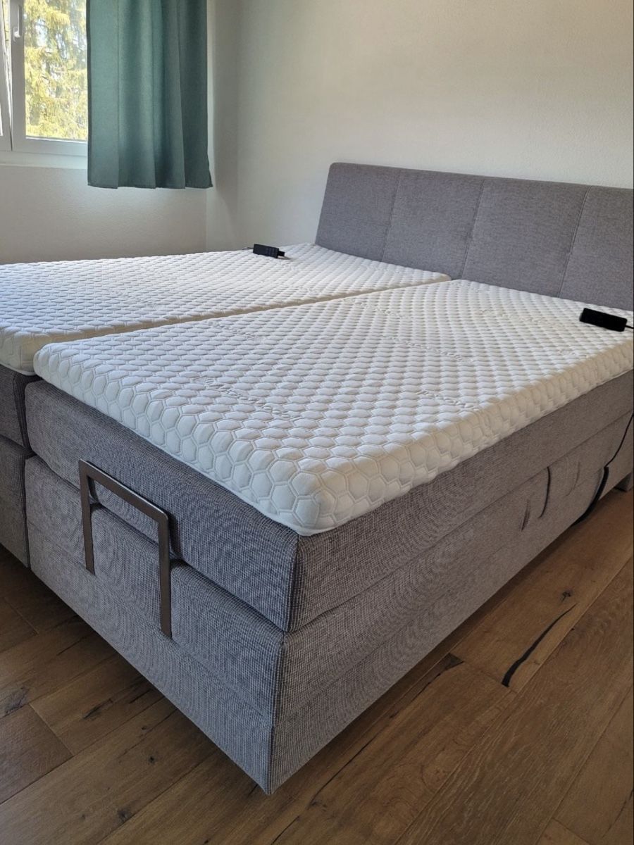 Letti: Boxspringbett elektrisch verstellbar 2x90x215cm grau – Usato da Cham venduto da Alexandar1986