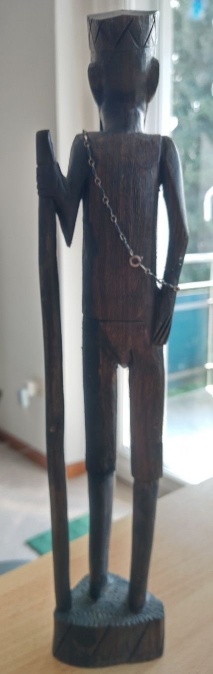 Skulpturen & Statuen: Afrikanische Holzfigur – Handgeschnitzt, Ebenholz, 37 cm – Gebraucht aus Jona von Argus36 2