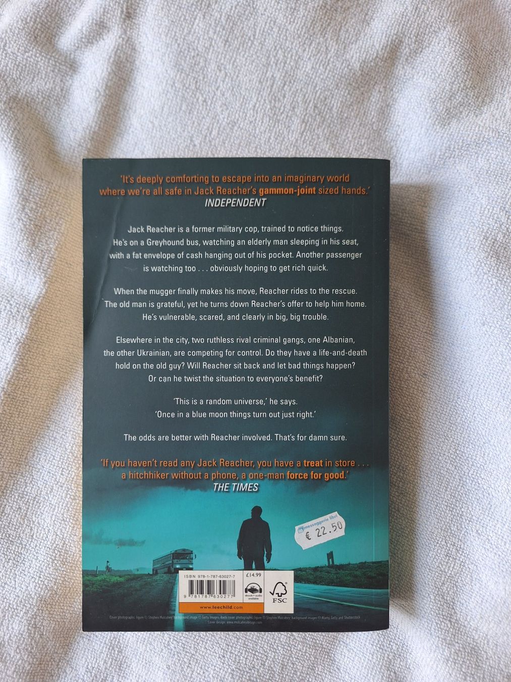 Libri: buch- jack reacher, lee child – Nuovo (secondo la descrizione) da Zürich venduto da rodrigo_p 1