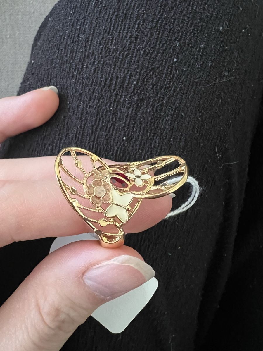 Anelli: Bague fleurie vintage dorée – Nuovo e nell'imballaggio originale da Ropraz venduto da Angy.ruiz 1