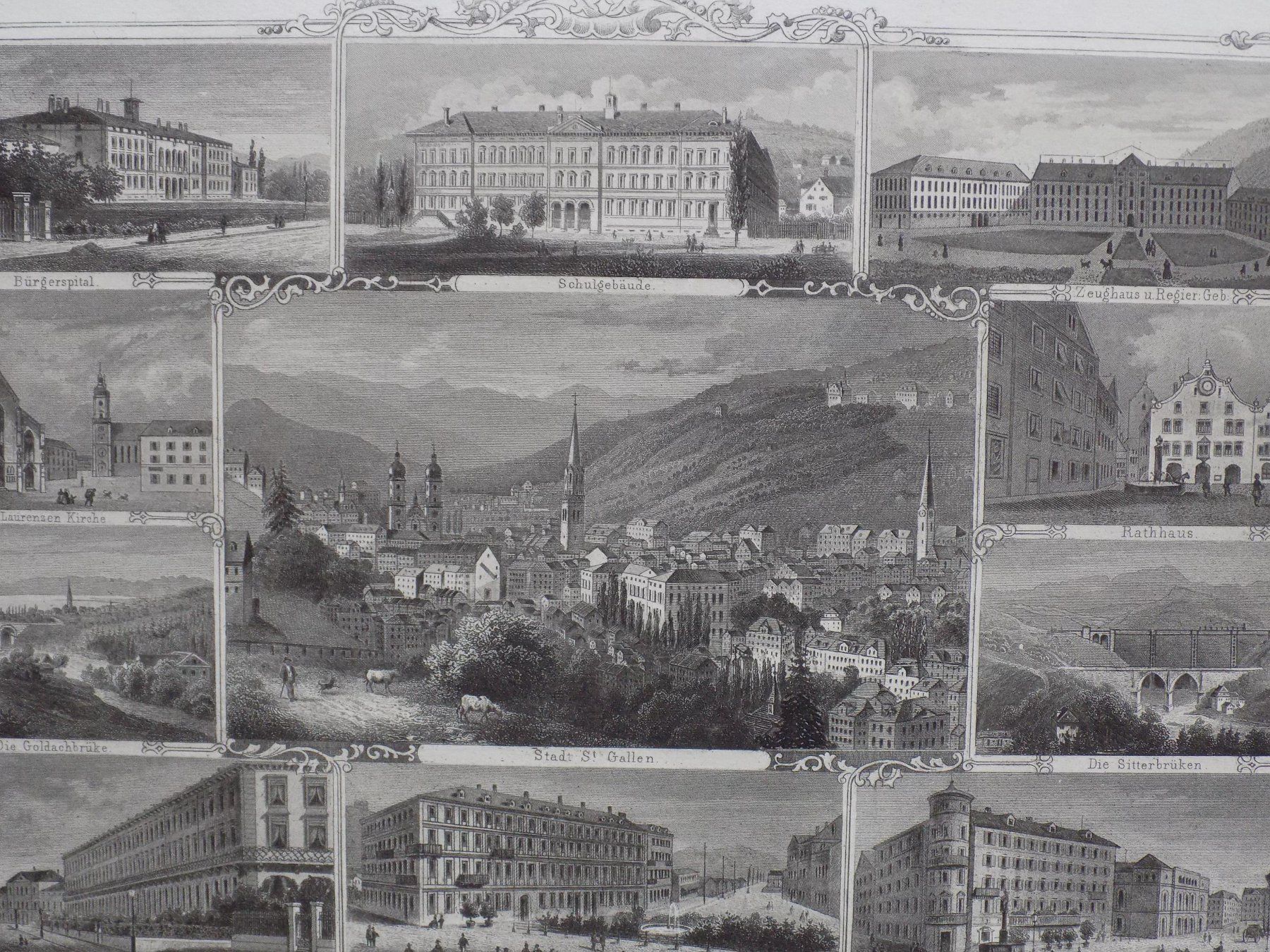 Stiche: St.Gallen Souvenirblatt – Gebraucht aus Risch von Rischli15 1