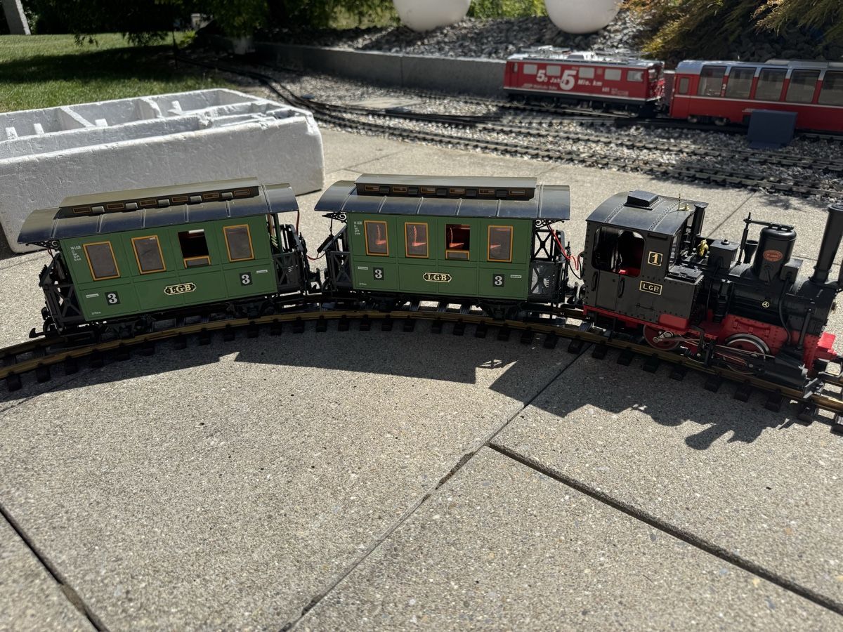 LGB Modellini di ferrovie: LGB Murtalbahn Starterpackung Spur G – Usato da Stadel venduto da Himmelrosa 4