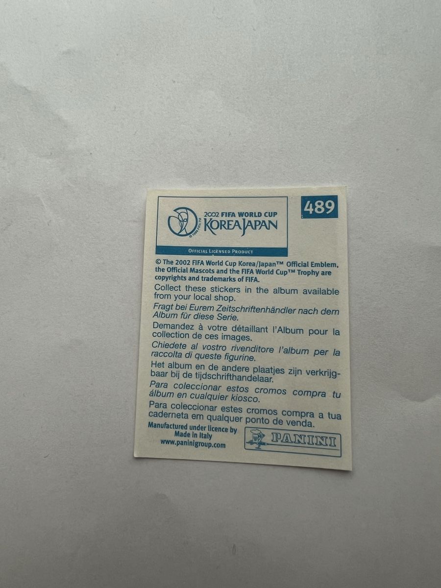 Panini Carte collezionabili: Panini WM02 Bild – Usato da Willisau venduto da Neiro77 1