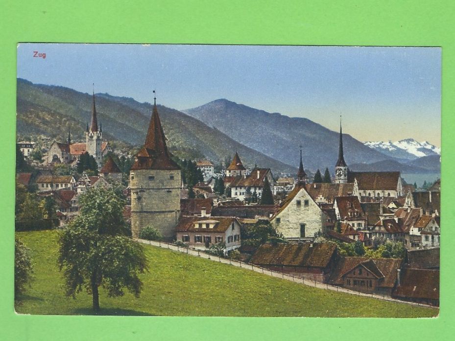 Cartoline postali: Stadt Zug – Usato da Zürich venduto da t24_de