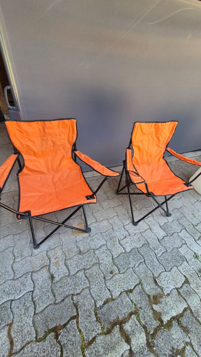Stühle: 2 Campingstühle orange mit Tasche – Gebraucht aus Hohentannen von dav_2lj8 3