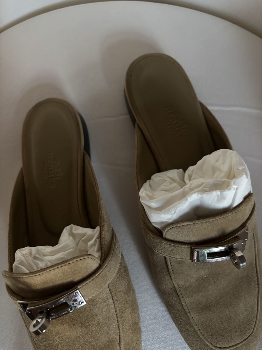 Hermès Chaussures hommes: Hermès Oz Pantoletten – D'occasion à Zollikon par han_rvt8 3