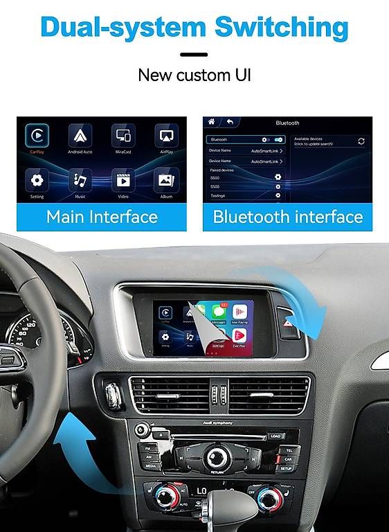 Radios: Carplay / Android Auto AUDI A4L / A5 / Q5 B8 2010 - 2016 – Neuf avec emballage d'origine à Trimbach par gastech 2