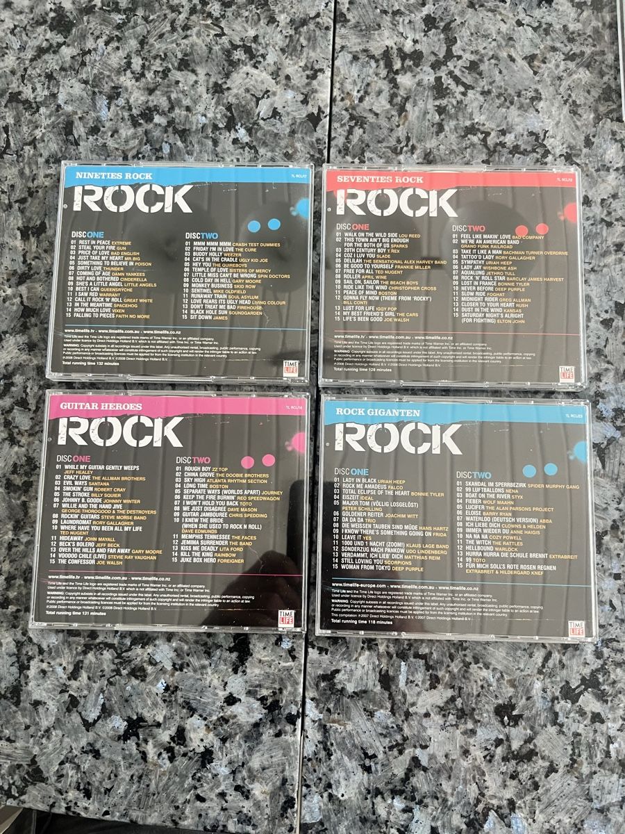 CD: 42 CD Rares Rock 2008 diverses compilations  état impeccable – Usato da Crissier venduto da Texavery01 1