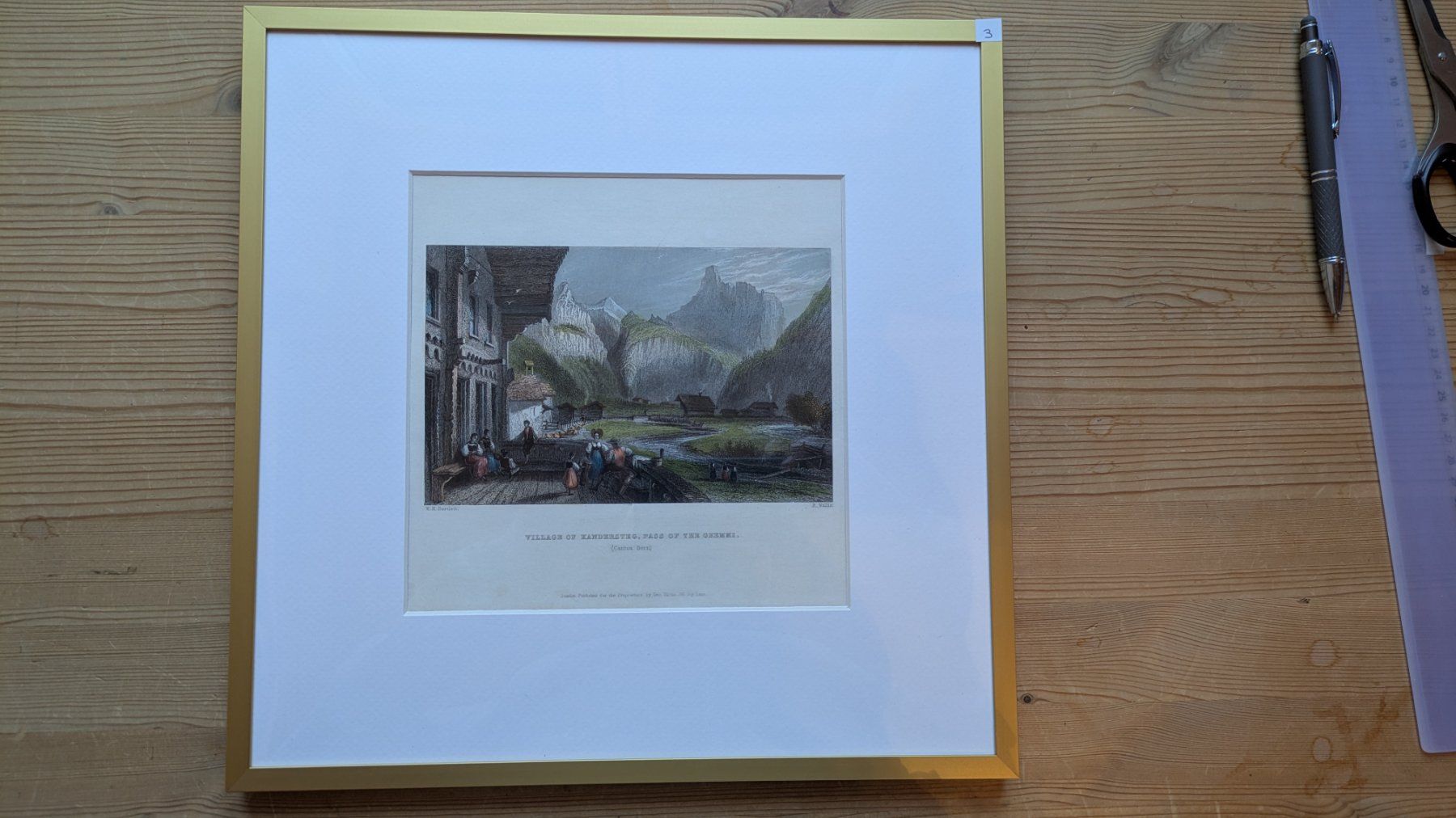 Incisioni: Stich Kandersteg farbig. (3) – Usato da Kandersteg venduto da alfi30