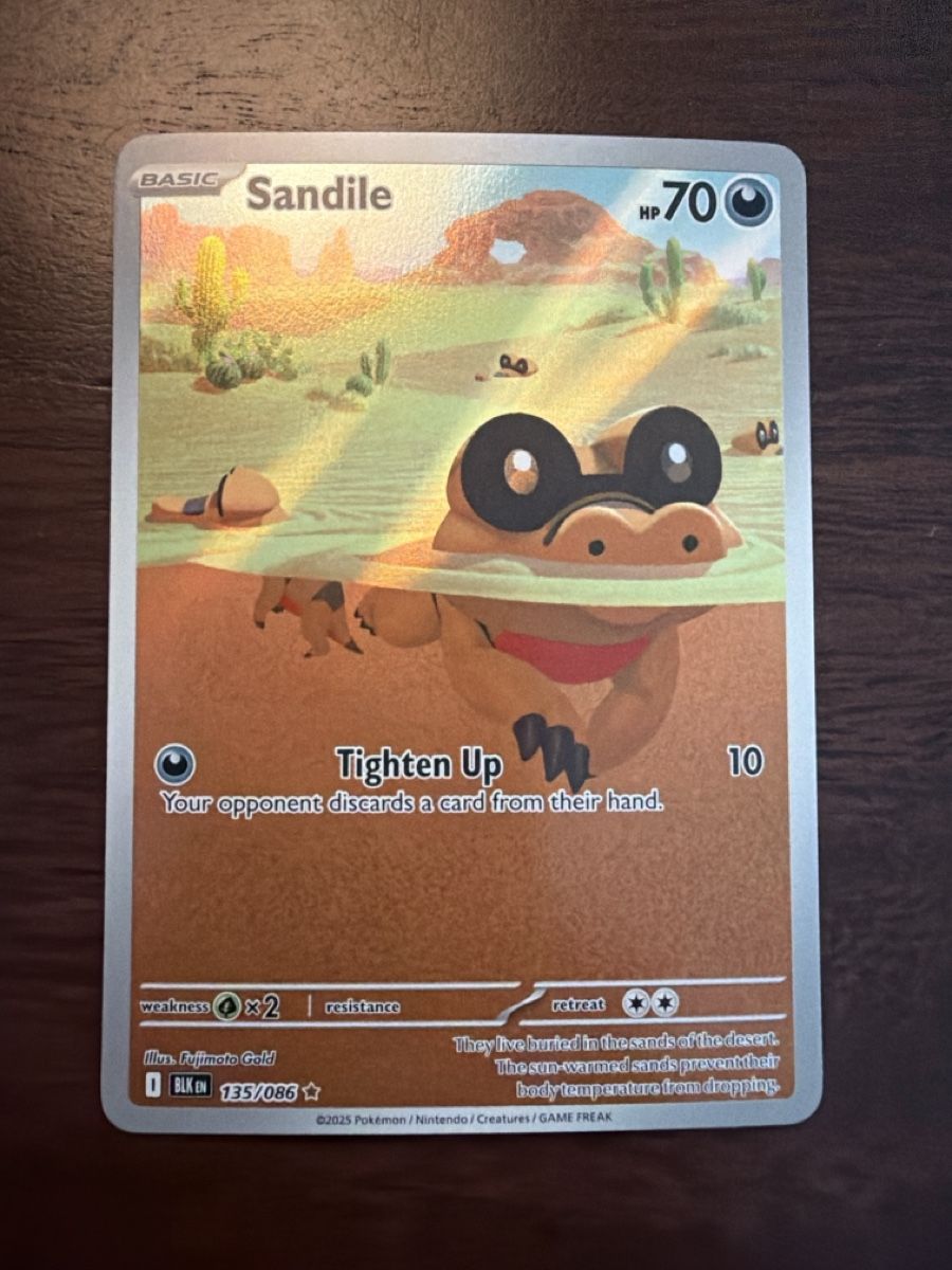 Pokémon Carte collezionabili: Sandile (BLK 135) – Nuovo (secondo la descrizione) da Emmenbrücke venduto da Pack_Ripper